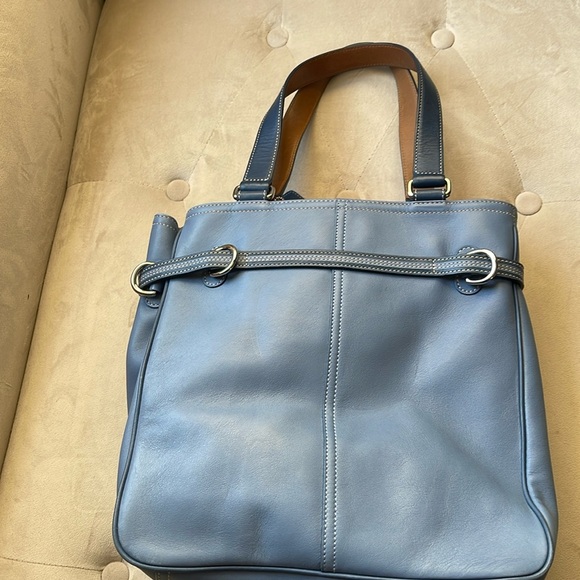 COACH RARE leather Vintage Y2K tote bag NWOT - Picture 6 of 12